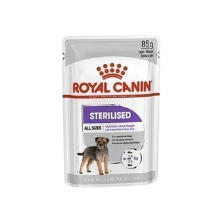 [12 ซอง] Royal Canin Sterilised Care Pouch Loaf อาหารเปียกสุนัขโต ทุกขนาด หลังทำหมัน (โลฟเนื้อละเอียด, โรยัล คานิน)