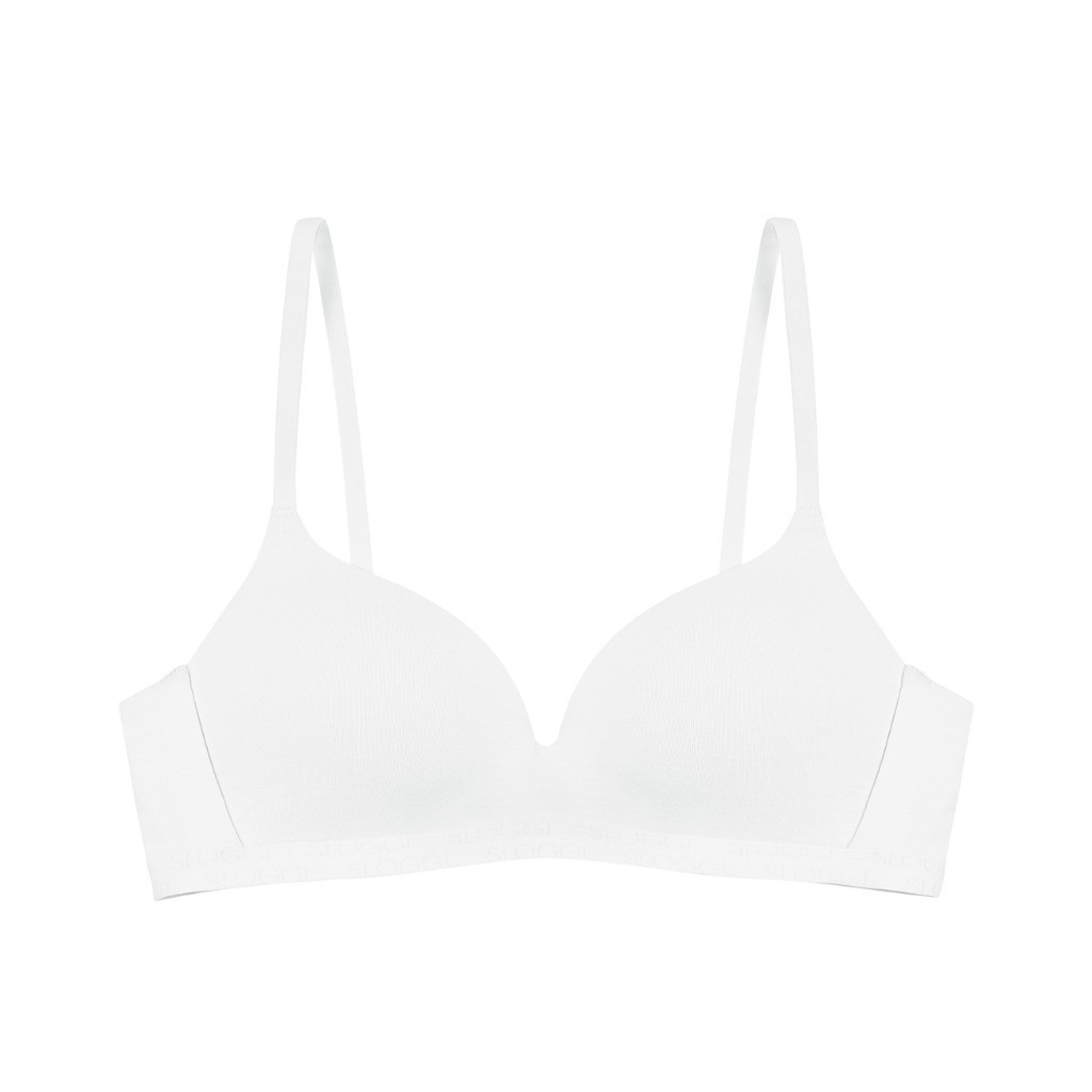 sloggi เสื้อชั้นใน รูปแบบไม่มีโครงดันทรง รุ่น sloggi GO Vivid Everyday HU R รหัส 10223254 สีขาว 00GZ