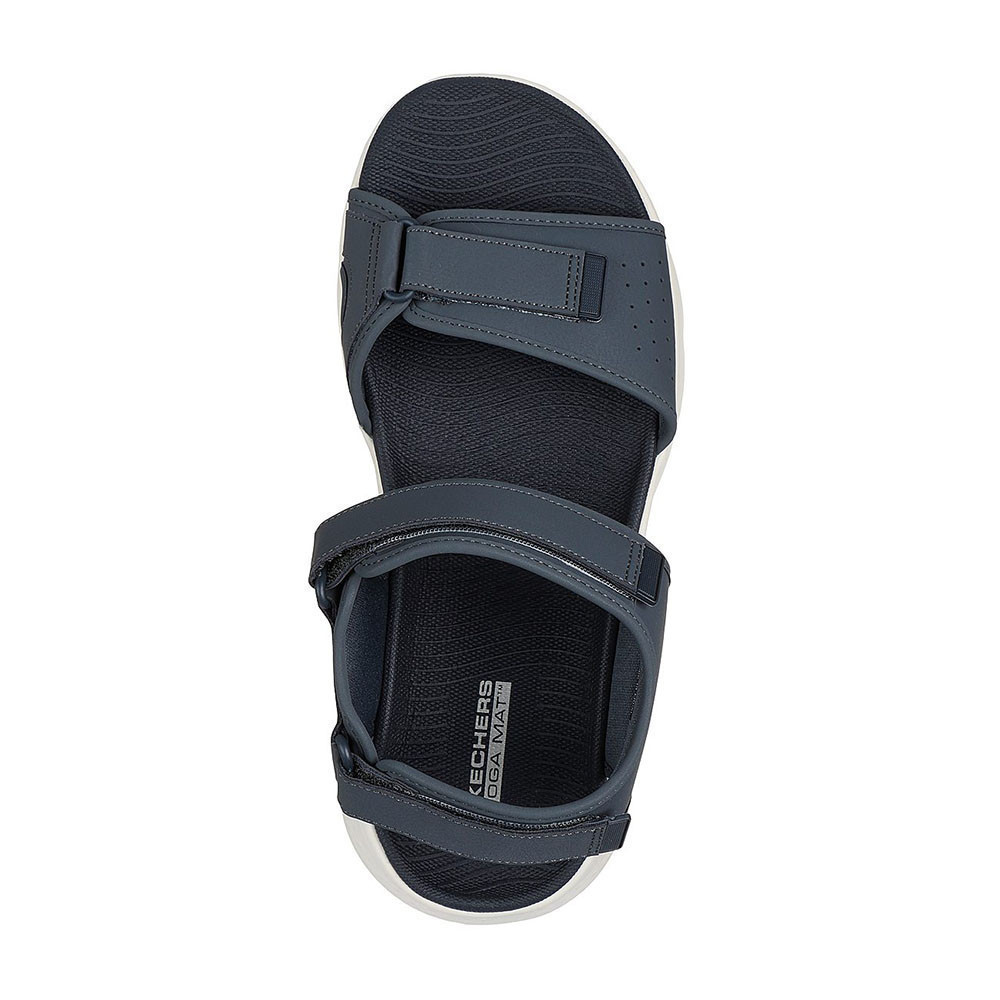 Skechers สเก็ตเชอร์ส รองเท้าแตะผู้ชาย Men GOwalk Flex Antigua Beach Walking Sandals - 229205-GRY
