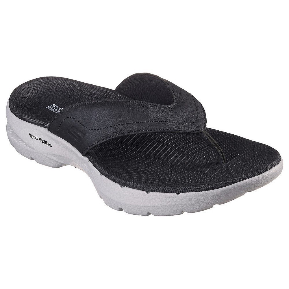 Skechers สเก็ตเชอร์ส รองเท้าแตะผู้ชาย Men Summer Parsdise GOwalk 6 Sandals On-the-GO Sandals Shoes - 894211-BKGY