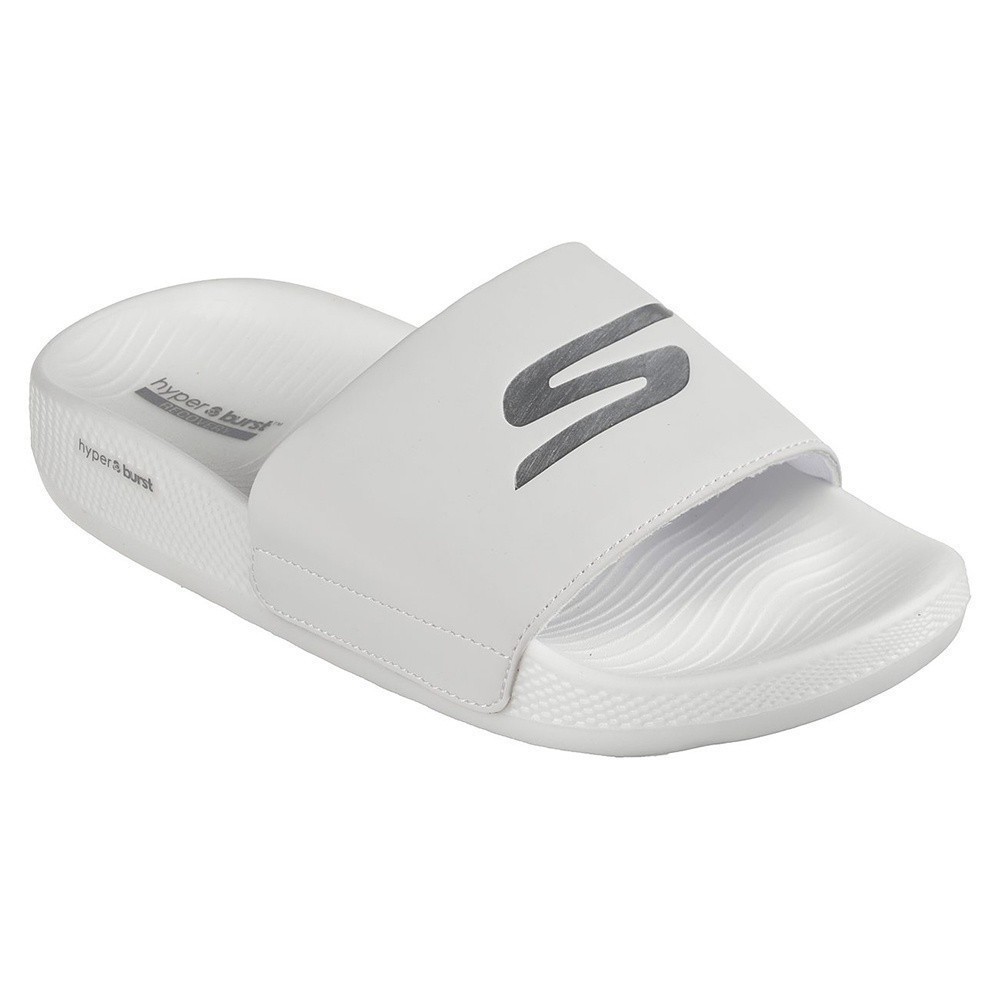 Skechers สเก็ตเชอร์ส รองเท้าแตะผู้หญิง Women On-The-GO Hyper Slide Superb Walking Slides - 172020-WHT