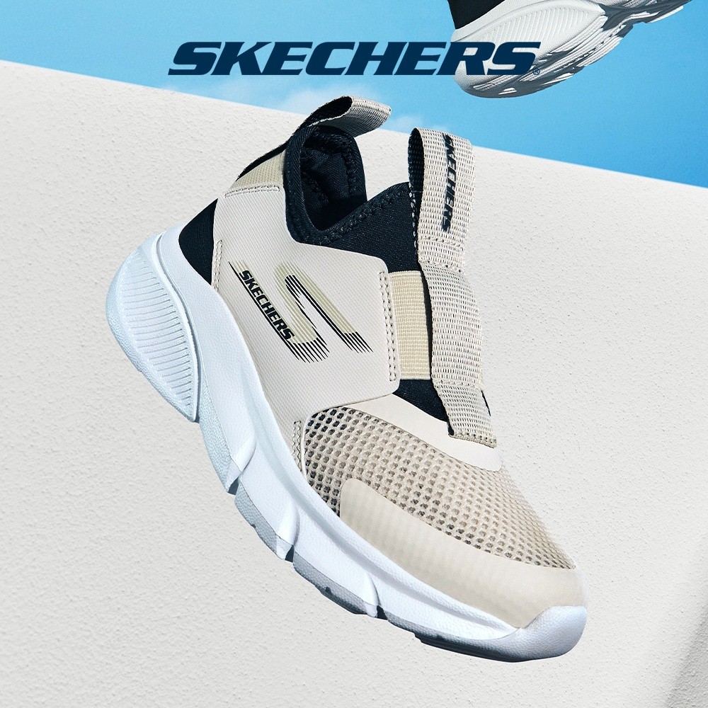 Skechers สเก็ตเชอร์ส รองเท้า เด็กผู้ชาย Skech Faster Shoes - 403866L-NTBK