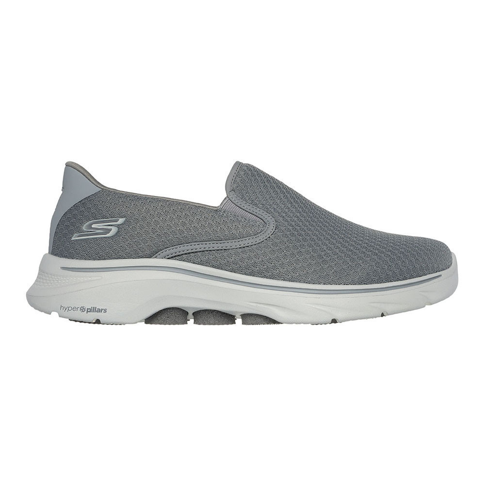 Skechers สเก็ตเชอร์ส รองเท้าผู้ชาย Men GOwalk 7 Walking Shoes - 216646-GRY Air-Cooled Goga Mat