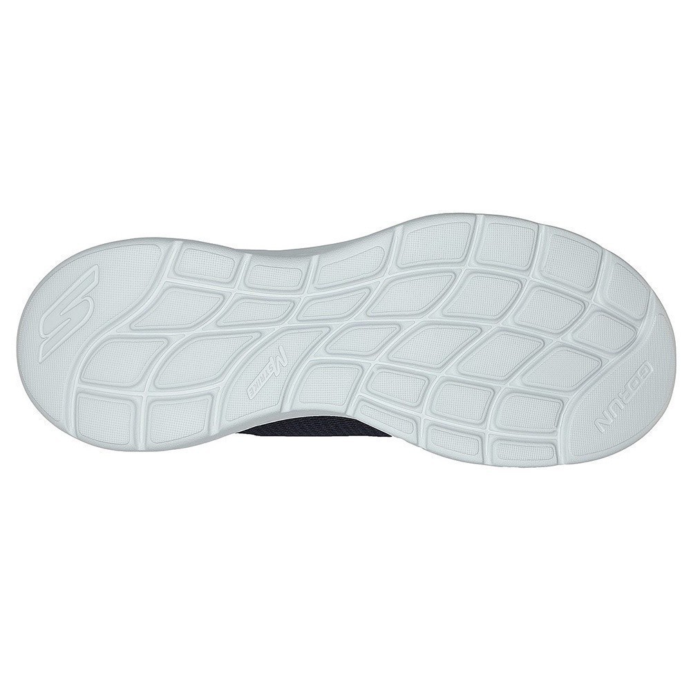 Skechers สเก็ตเชอร์ส รองเท้าผู้ชาย Men GOrun Lite Quick Stride Running Shoes - 220893-NVOR Air-Cooled Goga Mat M-STRIKE