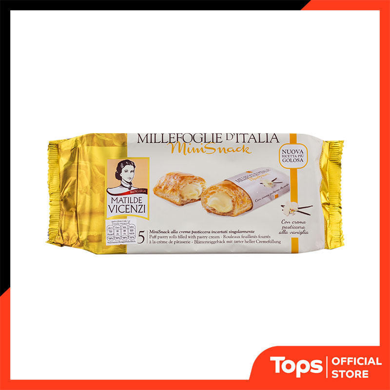 VICENZI วิเซนซิพัฟฟ์สอดไส้ครีม 125กรัม [8000350001148]