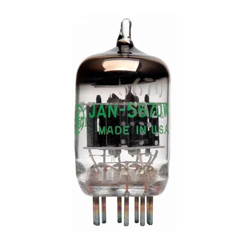 หลอดอิเล็กทรอนิกส์ GE 5670 ตรงแทนชุดเดิมของ 5670W/6N3/6H3/396A ที่ตรงกับสินค้าในคลัง