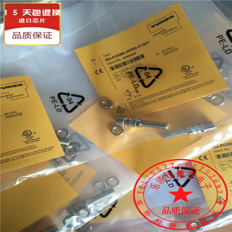 BI2-EG08K-AP6X-H1141 BI2-EG08K-AN6X-H1141 M8 เซ็นเซอร์สวิตช์ความใกล้ชิด 100% ใหม่ คุณภาพสูง