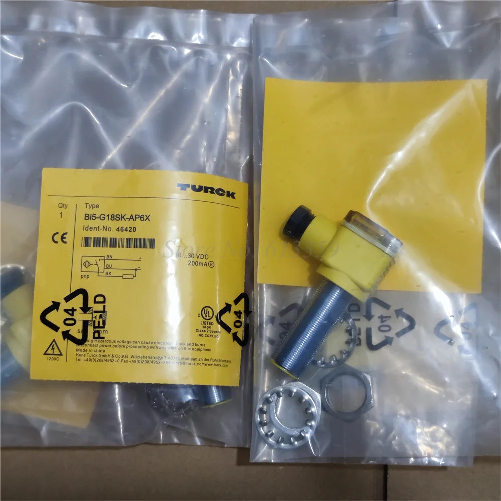 BI5-G18SK-AP6X BI5-G18SK-AN6X เซ็นเซอร์สวิตช์ความใกล้เคียง M18 ใหม่คุณภาพสูง
