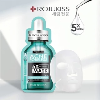 [ลด50%] โรจูคิส แอคเน่ พอร์เลส 5X อินเทนซีฟ มาส์ก Rojukiss Acne Poreless 5X Intensive Mask 25 มล. x3