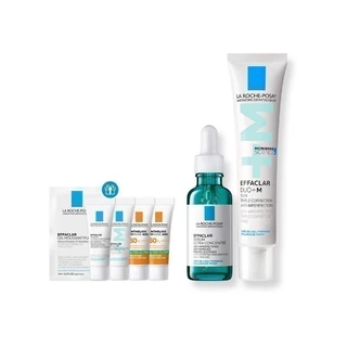 [เซตสุดคุ้ม ของแถม 5 ชิ้น] ลา โรช-โพเซย์ La Roche-Posay EFFACLAR SERUM 30ml. และ EFFACLAR DUO+M 40ml.