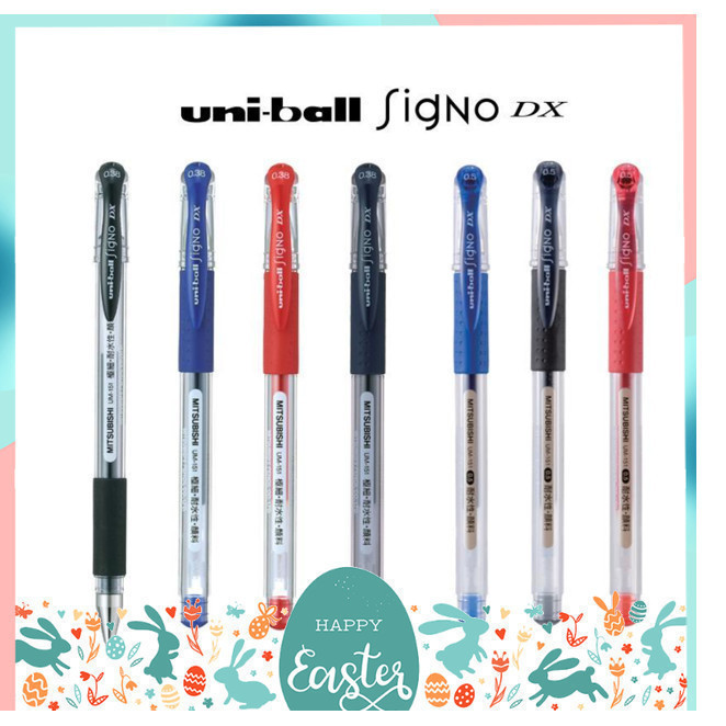ปากกาเจล และไส้ปากกา UNI Ball SIGNO DX  ขนาด 0.38 และ 0.5 MM