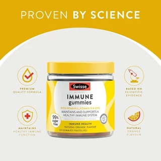 Swisse Beauty เยลลี่เคี้ยวได้ 99% ปราศจากน้ำตาล (ผม ผิว เล็บ คอลลาเจน เสริมสร้างภูมิคุ้มกัน โพรไบโอติก น้ำส้มสายชูหมักจากแอปเปิ้ล + ไฟเบอร์ มัลติวิตามิน) (EXP:05 2027)