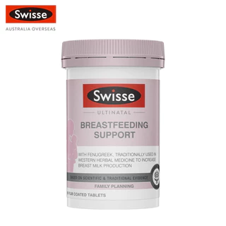 Swisse Ultinatal Breastfeeding Support อาหารเสริมสำหรับผู้ที่ให้นมบุตร 90 เม็ด (EXP:03 2028)