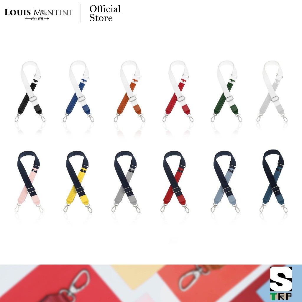 Louis Montini (Bag's Straps) สายกระเป๋า ผ้าแคนวาสสะพายไหล่ ปรับสายได้ BSTP005