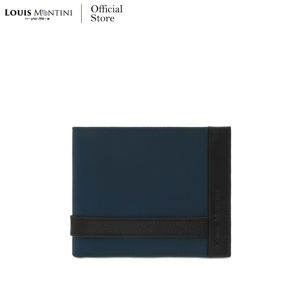 Louis Montini กระเป๋าผ้าไนล่อน กระเป๋าสตางค์ กระเป๋าพับสั้น Men's wallet TTM100