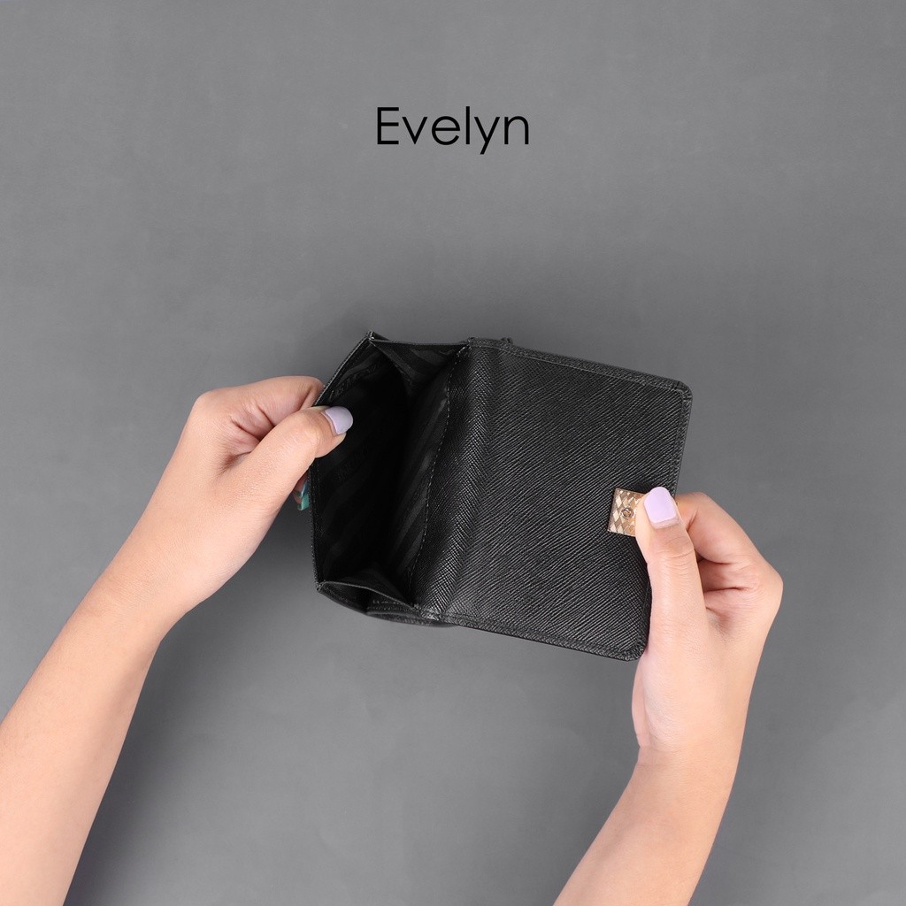 Louis Montini محفظة نسائية Evelyn جلد بقري سافيانو — صورة 5