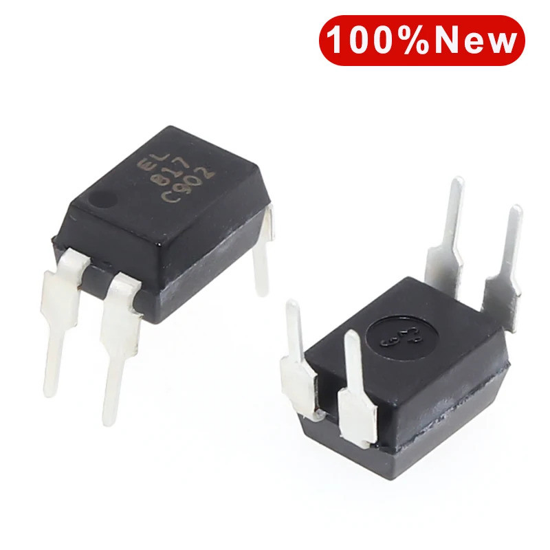 500 ชิ้น/ล็อต PC817 EL817 PC817B PC817C EL817B EL817C-G DIP-4 ออปโตคัปเปลอร์