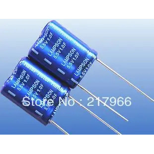 50 ชิ้น ซุปเปอร์คาปาซิเตอร์ 5.5V 1F 1.5F 2F 4F 0.1F 0.22F 0.33F 0.47F 5F 8F 10F 16F จัดส่งฟรี คาปาซิ