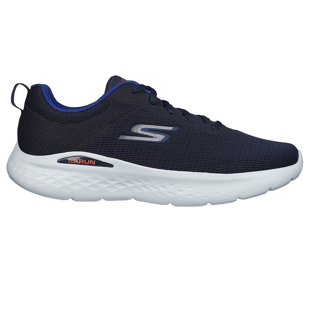 Skechers สเก็ตเชอร์ส รองเท้าผู้ชาย Men GOrun Lite Quick Stride Running Shoes - 220893-NVOR Air-Cooled Goga Mat M-STRIKE