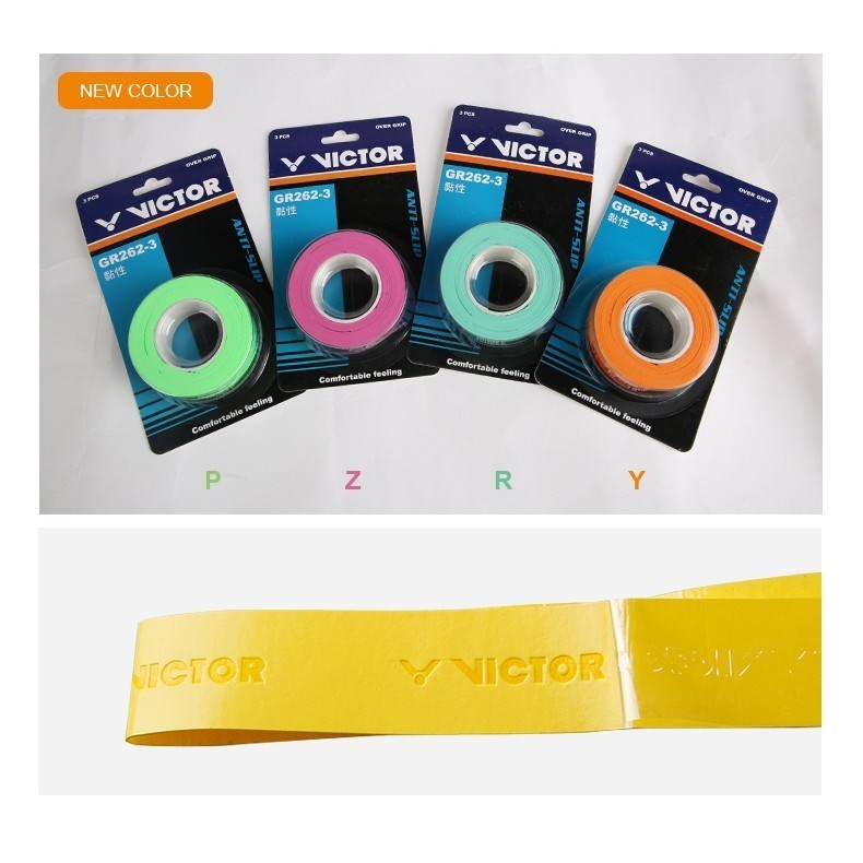 VICTOR กริปพันด้าม ที่พันด้ามไม้แบดมินตัน รุ่น GR262-3 ST