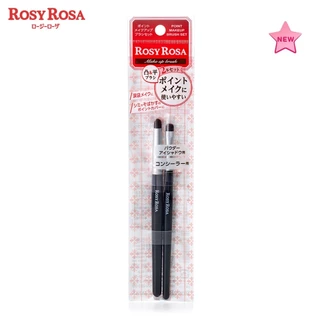 Rosy Rosa Point makeup brush set แปรงเซตทาอายแชโดว์ 2 ชิ้น