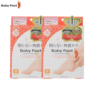 Buy 1 Get 1 Free Baby Foot Size M ผลิตภัณฑ์ถุงเท้าสำหรับดูแลผิวเท้า
