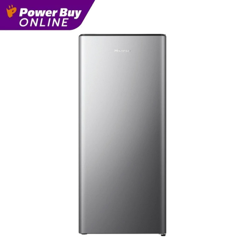 HISENSE ตู้เย็น 1 ประตู (6.5 คิว, สีเงิน) รุ่น RR239D4TGN