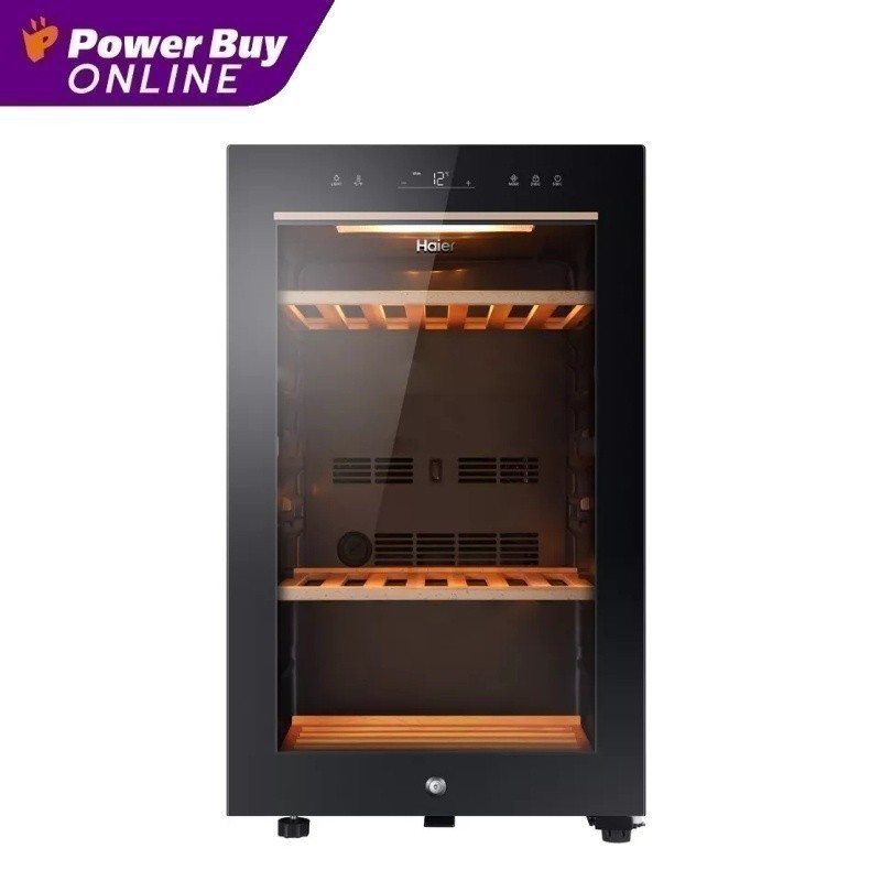 HAIER ตู้แช่ไวน์ (4.2 คิว, 49 ขวด, สีดำ) รุ่น JC-116
