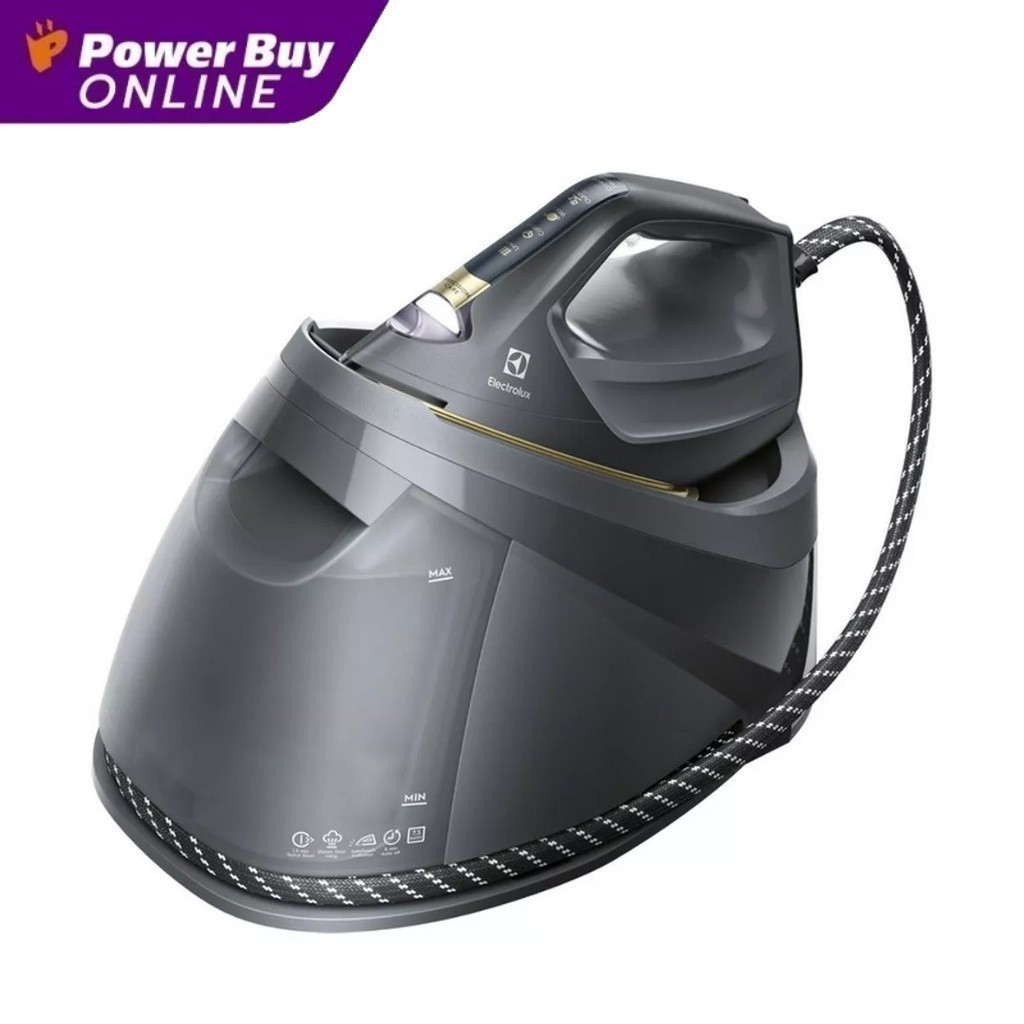 ELECTROLUX เตารีดหม้อต้ม (1.2 ลิตร,2400 วัตต์) รุ่น E8SS1-80GM+โต๊ะรองรีด