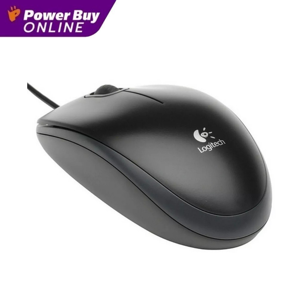 LOGITECH เมาส์ (สีดำ) รุ่น B100