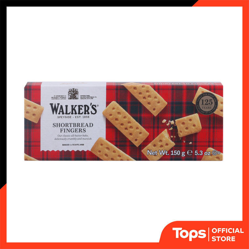 WALKERS วอล์คเกอร์สชอร์ทเบรดบัตเตอร์ 150กรัม [0039047001152]