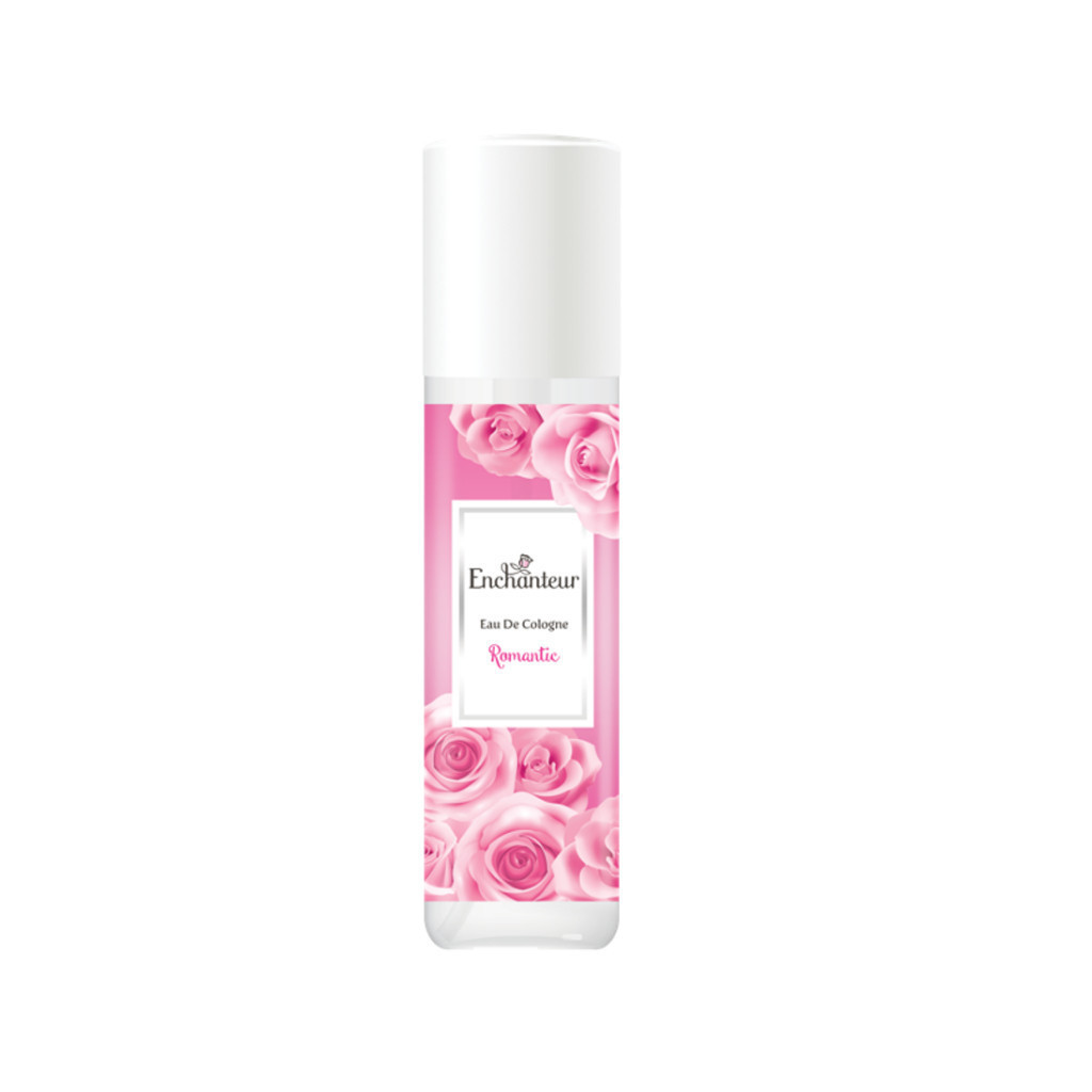 ( แพ็คคู่) เอนแชนเทอร์ โคโลญจน์ โรแมนติก 100 มล. Enchanteur Cologne 100ml Romantic (โคโลญจน์น้ำหอม, น้ำหอม, น้ำหอม ติด