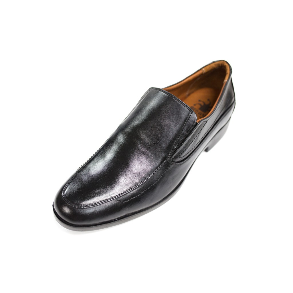 HEAVY SHOES รองเท้าหนังแท้ OL8404 BK (สินค้ามีตำหนิ ลดราคา ลดล้างสต็อก)