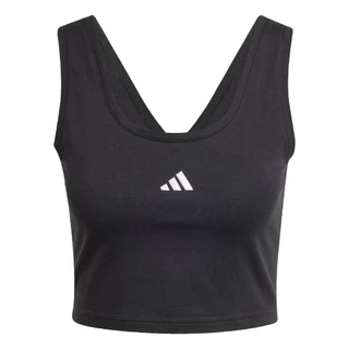 adidas ไลฟ์สไตล์ เสื้อกล้ามผ้าฝ้าย Essentials Small Logo Lifestyle ผู้หญิง สีดำ JE1321