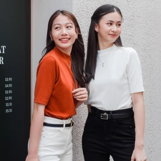 CHEWA Lina Tee - เสื้อยืดคอปีน Air Stretch - 8239-1