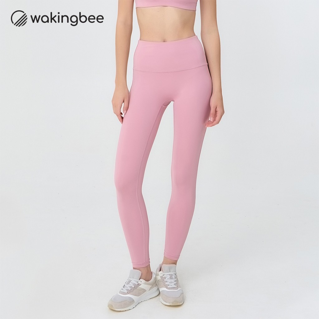 Wakingbee Studio Tights (Lilac) เลกกิ้งออกกำลังกาย ผ้าสัมผัสเย็นพิเศษ กระชับ พรางหุ่น ยืดหยุ่นดี กันยูวี