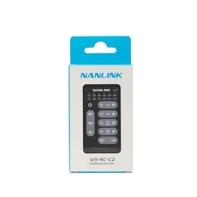 Nanlite Nanlink WS-RC-C2 Wireless Remote Controller 2.4G for Nanlite