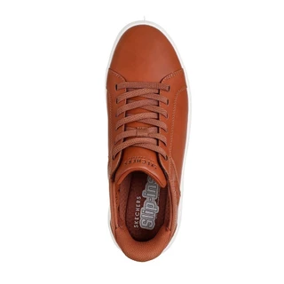 Skechers สเก็ตเชอร์ส รองเท้าผู้ชาย Men Court Break Street Shoes - 183177-COG - Air-Cooled Memory Foam