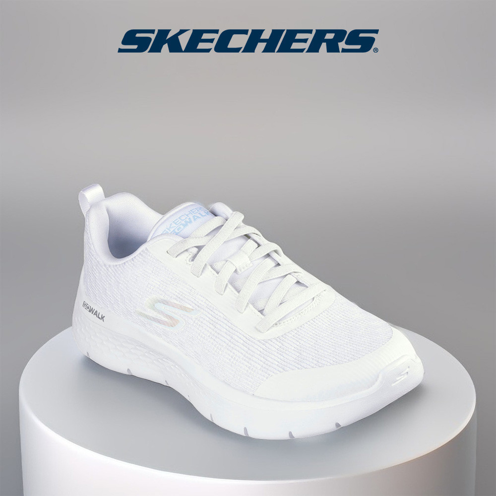 Skechers สเก็ตเชอร์ส รองเท้าผู้หญิง Women GOwalk Flex GOwalk Shoes - 124831-WHT - Air-Cooled Goga Mat