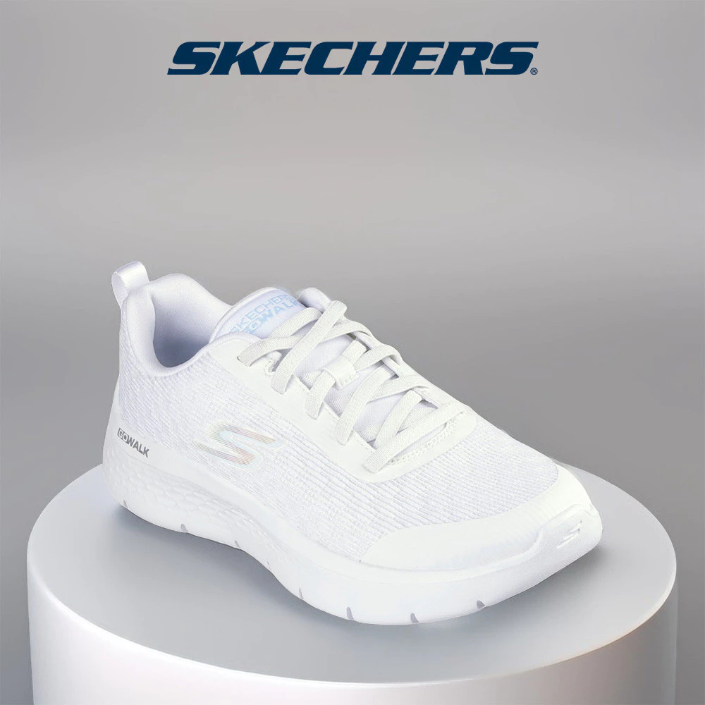 Skechers สเก็ตเชอร์ส รองเท้าผู้หญิง Women GOwalk Flex GOwalk Shoes - 124831-WHT - Air-Cooled Goga Mat