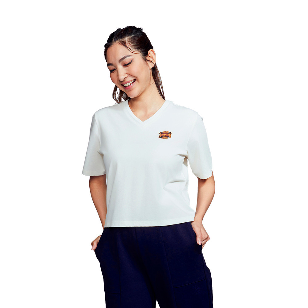 Skechers สเก็ตเชอร์ส เสื้อยืดแขนสั้นผู้หญิง Women Short Sleeve Tee Apparel - SL324W612-0074