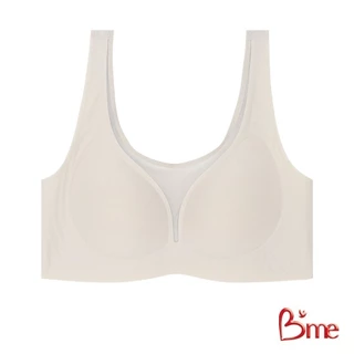 B'me เสื้อชั้นในไร้ขอบสวมหัว level 2 ฟองกลาง รุ่น ME1A3C สีดำ สีเทา สีครีม สีเทาอ่อน