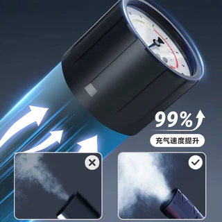 【ของแท้】สูบลมแรงสูง 160PSI ที่สูบลมจักรยาน มอเตอร์ไซค์ อเนกประสงค์ เติมลมเร็ว พกพาสะดวก