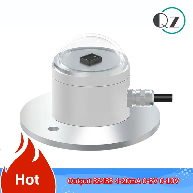 RS485 1W รวม Solar Radiation Sensor Sun Radiation Meter Solar Radiation Meter Sensor Solar Pyranomet