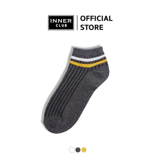 INNERCLUB ถุงเท้าFreesize รุ่น Color Line นุ่ม ใส่สบาย กระชับเท้า(แพ็ค 6 คู่ มีให้เลือก 4 สี)