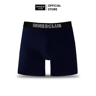 INNERCLUB บ๊อกเซอร์ชาย รุ่นAir Active Plus กระชับต้นขา ไม่เข้าวิน แพค 3 ตัว สีน้ำเงินล้วน กางเกงในชาย Boxer