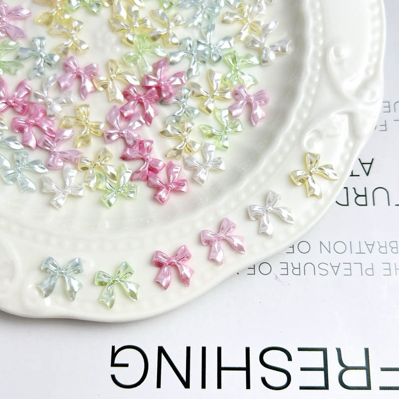 อะไหล่ติดเล็บวิ๊งวั๊บโทนสีพาทเทล 50ชิ้น/ห่อ สินค้าพร้อมส่งในไทย