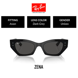 RAY-BAN ZENA RB4430F 667787 (Black) - Sunglasses แว่นกันแดด