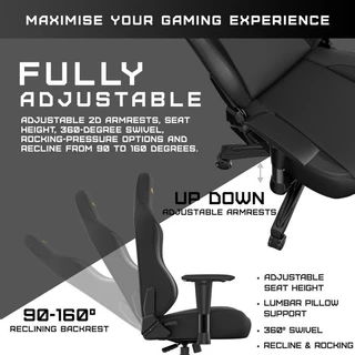 Anda Seat Phantom 3 เก้าอี้เกมมิ่งเพื่อสุขภาพ นั่งสบาย รองรับสรีระ ประกัน 6 ปี [AD18Y]