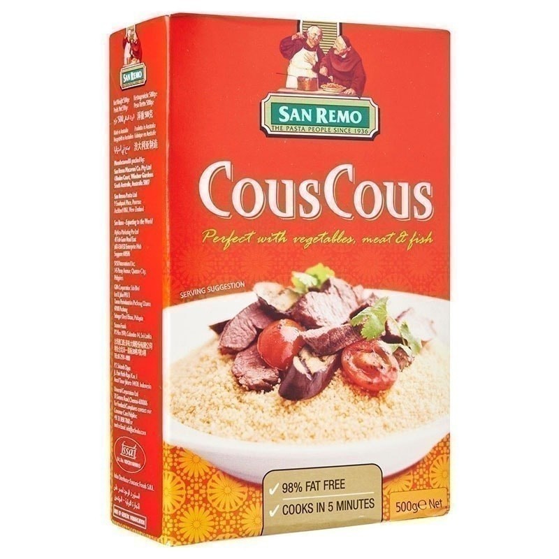 ซานรีโม คูสคูส 500 กรัม - Cous Cous 500g San Remo brand